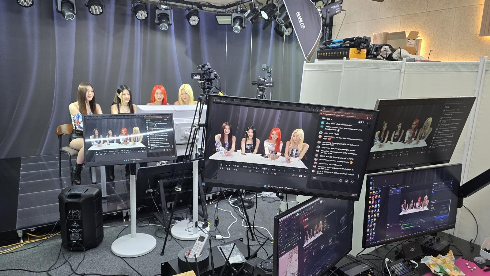 CrazAngel 유튜브 라이브 이벤트 송출 현장